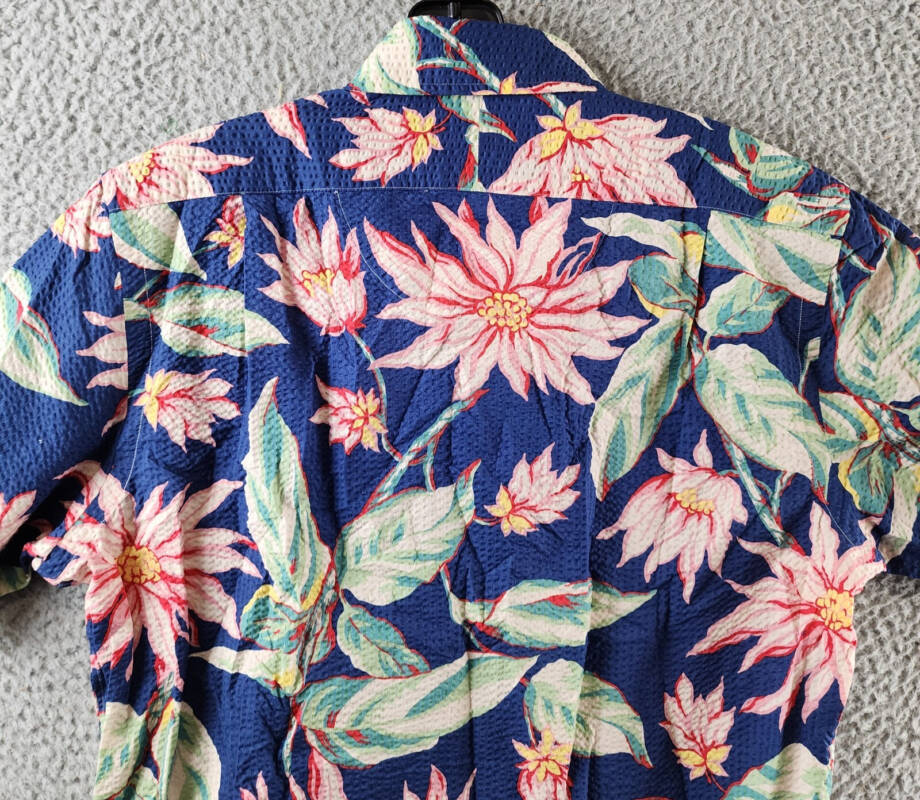 Polo Ralph Lauren Classic Fit Floral Seersucker Shirt Men's Small Multicolor