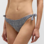 lemlem Lucy Side-Tie Bikini Bottoms Women's S Sisay Blue/White Low Rise Dotted