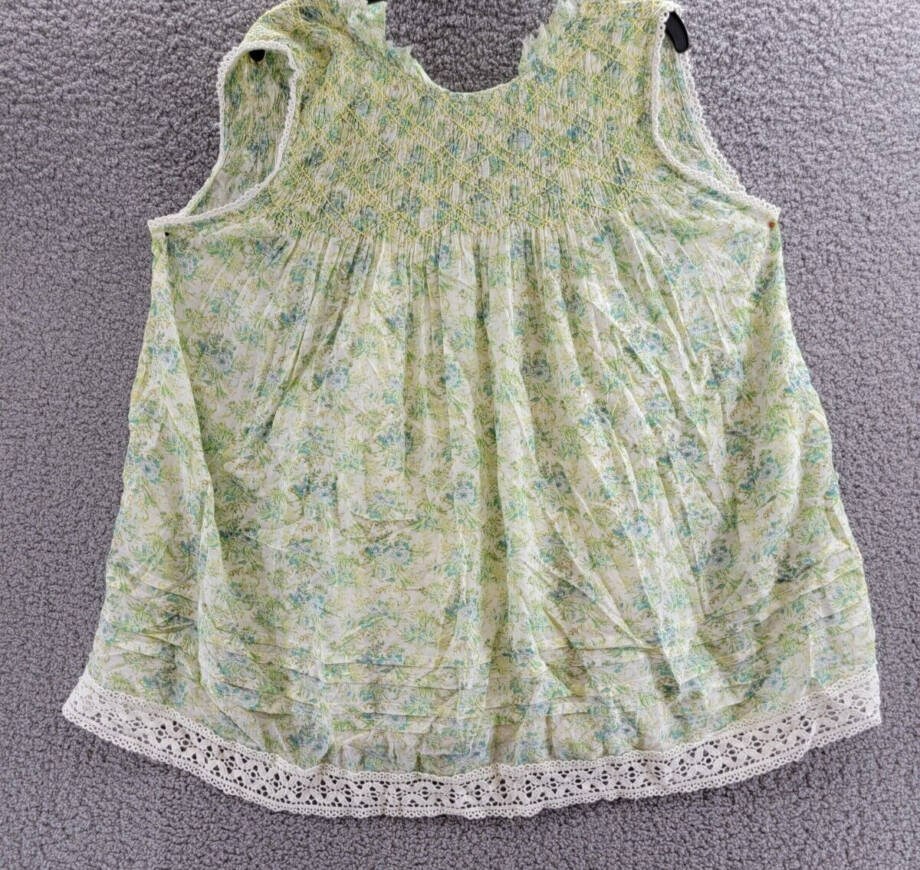 Free People Shea Printed Mini Dress Women's S Undersea Combo Button Back Closure