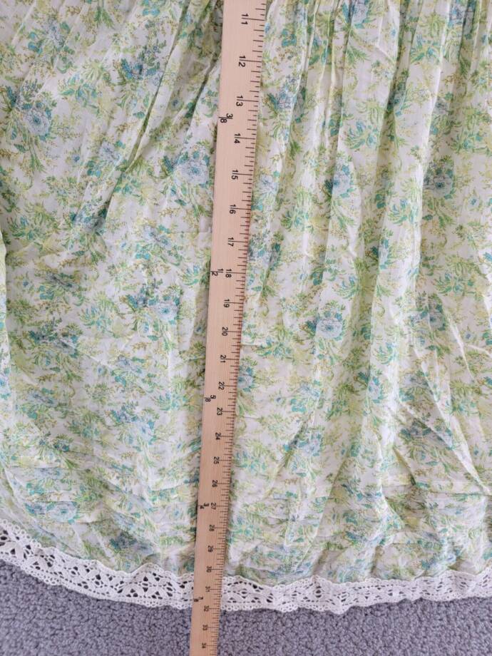 Free People Shea Printed Mini Dress Women's S Undersea Combo Button Back Closure