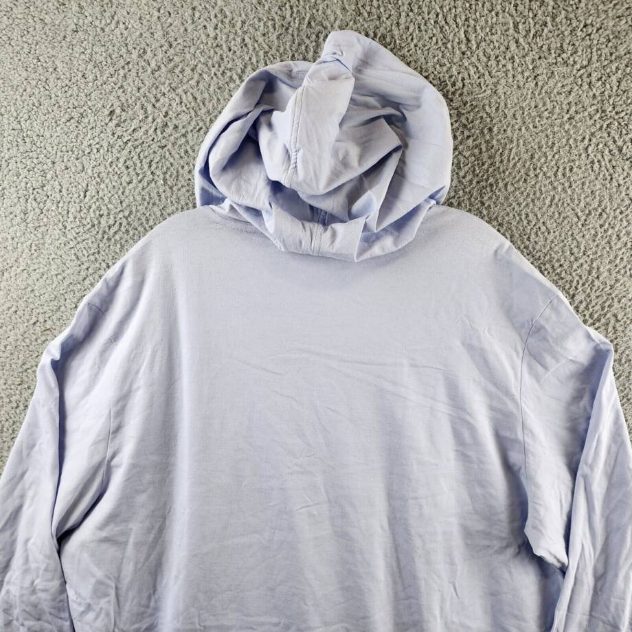 Lacoste Regular Fit Tee Shirt with Hood and Drawstring Men's 3XL Light Blue