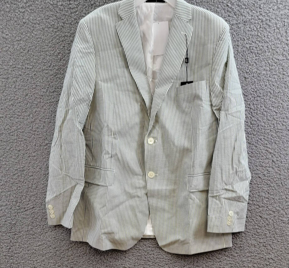 Lauren Ralph Lauren UltraFlex Classic-Fit Seersucker Sport Coat Boys 20R White