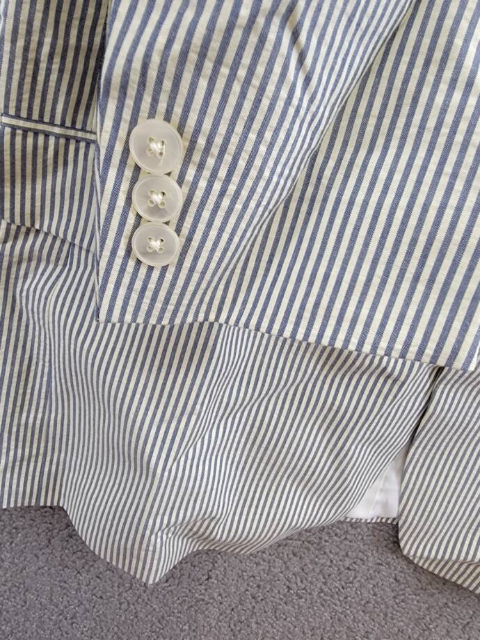 Lauren Ralph Lauren UltraFlex Classic-Fit Seersucker Sport Coat Boys 20R White