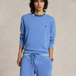 Polo Ralph Lauren Spa Terry Sweatshirt Men's M Light Blue Long Sleeve Pullover