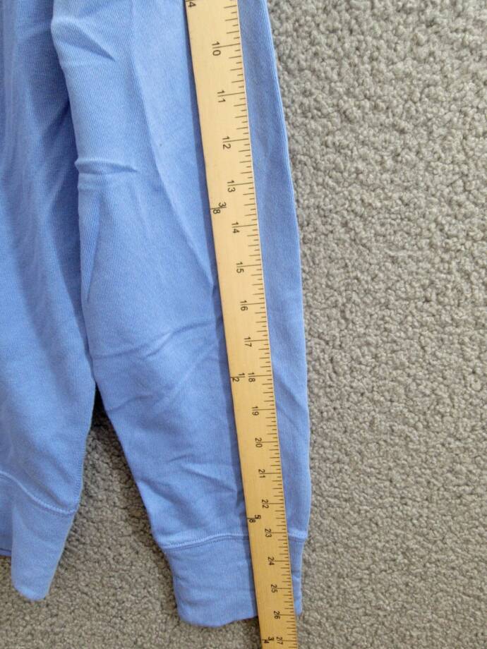 Polo Ralph Lauren Spa Terry Sweatshirt Men's M Light Blue Long Sleeve Pullover