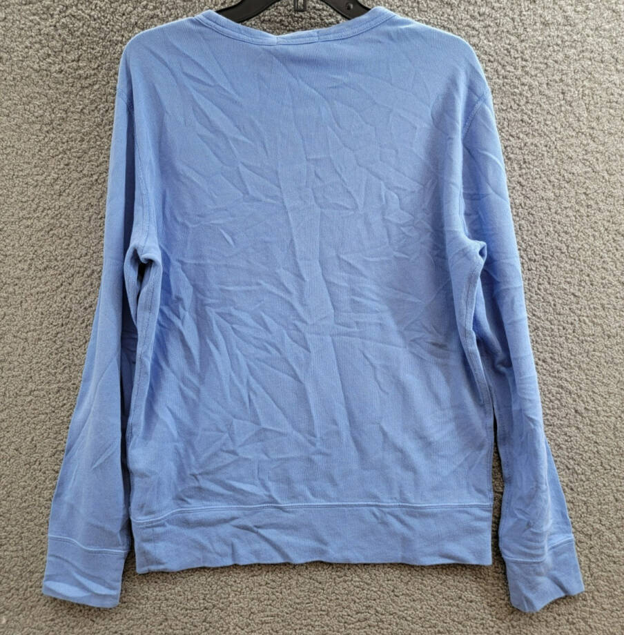 Polo Ralph Lauren Spa Terry Sweatshirt Men's M Light Blue Long Sleeve Pullover