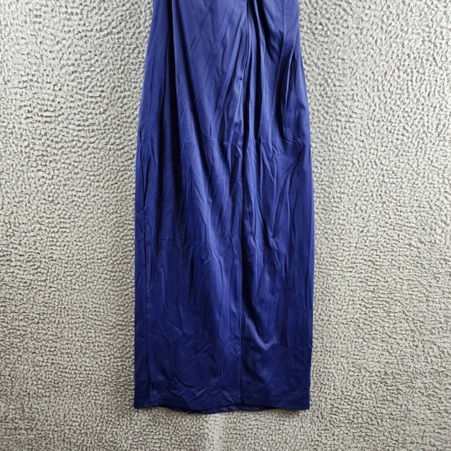 Torn by Ronny Kobo Selena Strapless Cutout Rosette Bodycon Dress Women's XS Navy