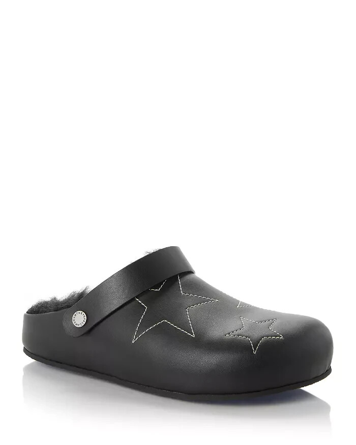 Stella McCartney Elyse Alter Star Clogs Women's 35/5US Black Star Stitch Slip On
