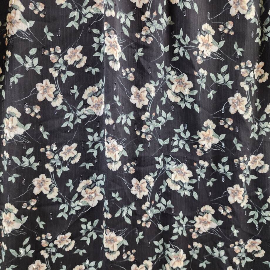 Vince Camuto High Neck Sleeveless Top Women's XS Rich Black Multi Button Closure