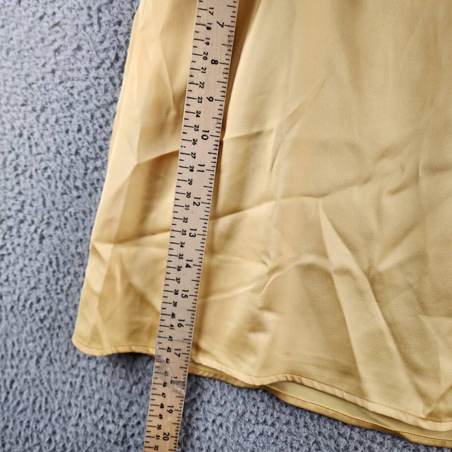 1.State Solid Side Slit A-line Mini Skirt Women's Cornsilk Side Zip Closure 4