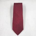 The Men's Store at Bloomingdale's Dots Neat Silk Classic Tie Men's 8 Red Pointed