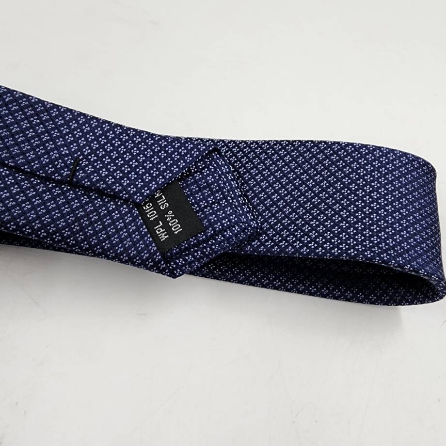 The Men's Store at Bloomingdale's Classic Silk Tie Men's 6 Navy Square Pattern