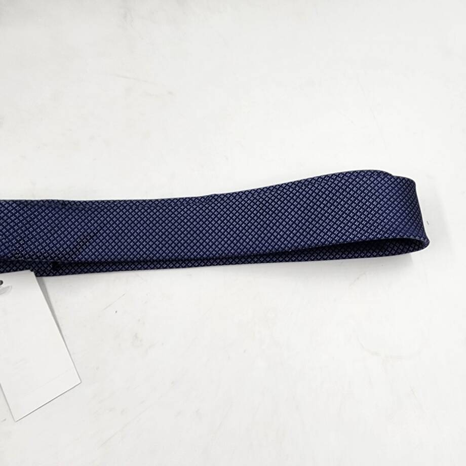 The Men's Store at Bloomingdale's Classic Silk Tie Men's 6 Navy Square Pattern