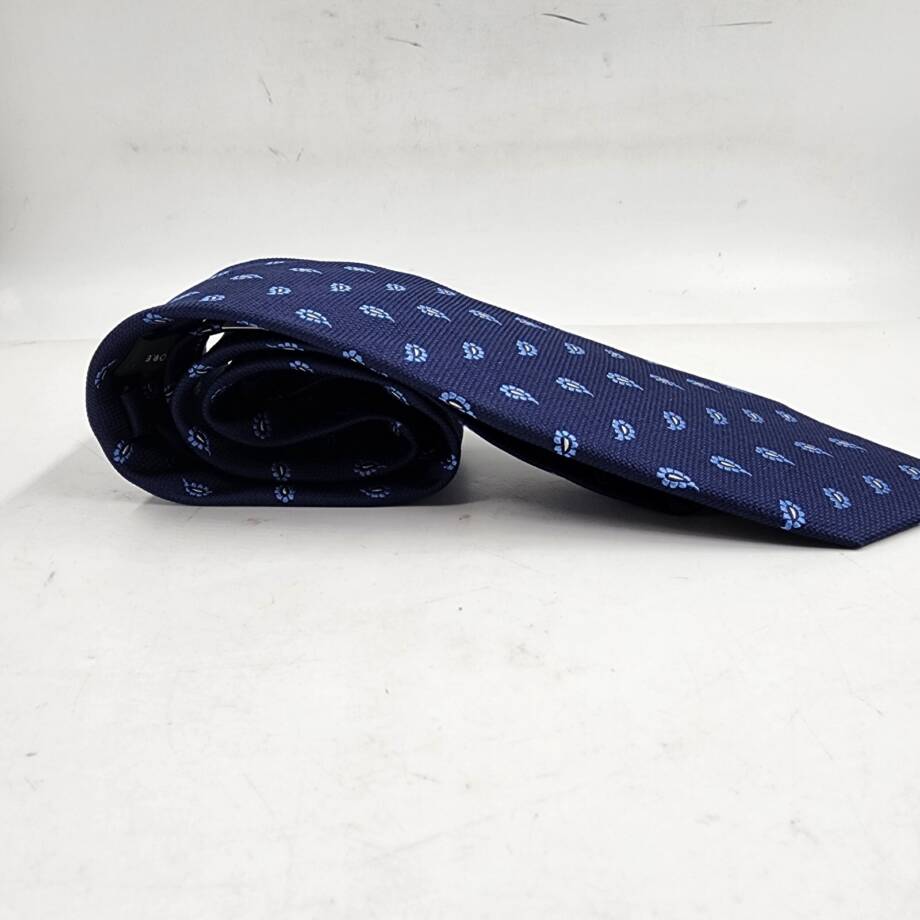 The Men's Store at Bloomingdale's Scattered Paisley Silk Classic Tie Mens 8 Navy