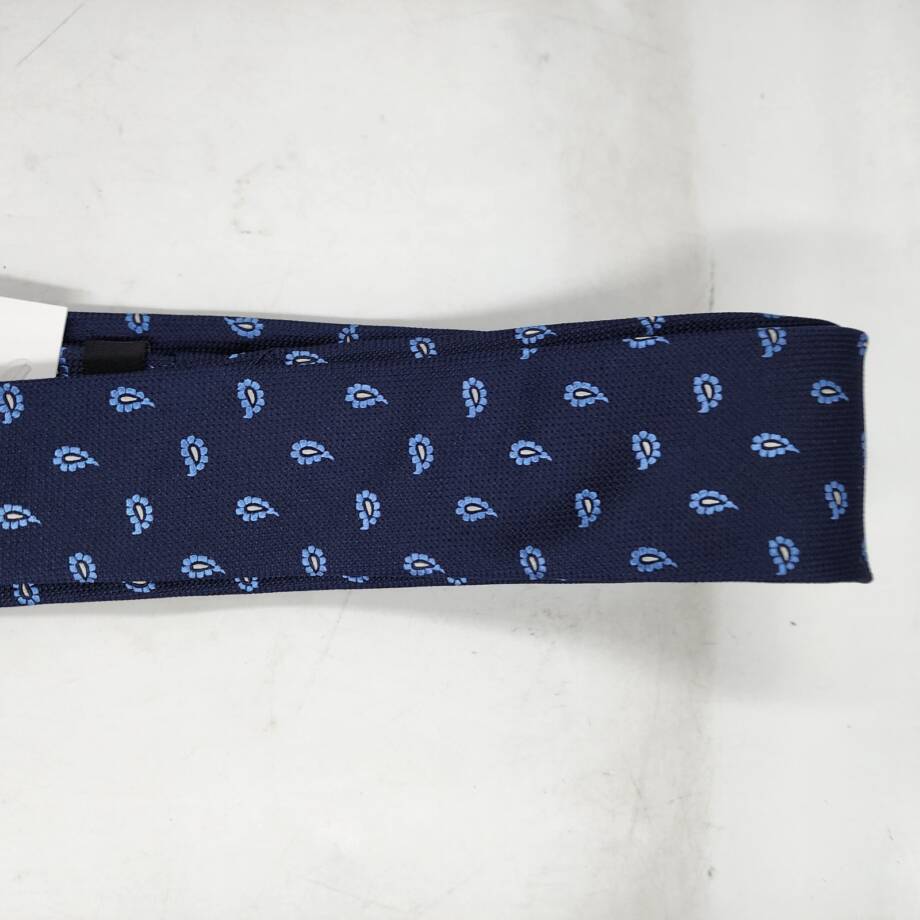 The Men's Store at Bloomingdale's Scattered Paisley Silk Classic Tie Mens 8 Navy