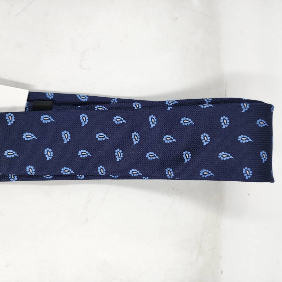 The Men's Store at Bloomingdale's Scattered Paisley Silk Classic Tie Mens 8 Navy
