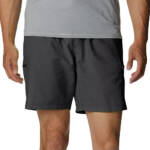 Columbia Mountaindale Short Men's M City Grey Elasticized Waist With Buckle Belt