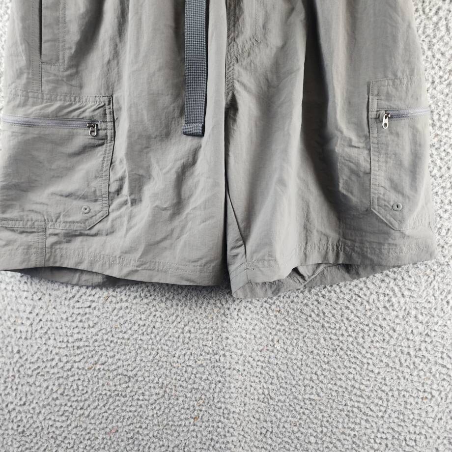 Columbia Mountaindale Short Men's M City Grey Elasticized Waist With Buckle Belt