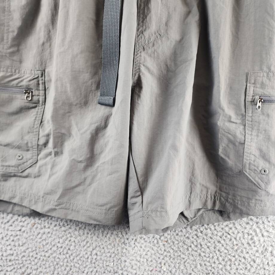 Columbia Mountaindale Short Men's M City Grey Elasticized Waist With Buckle Belt