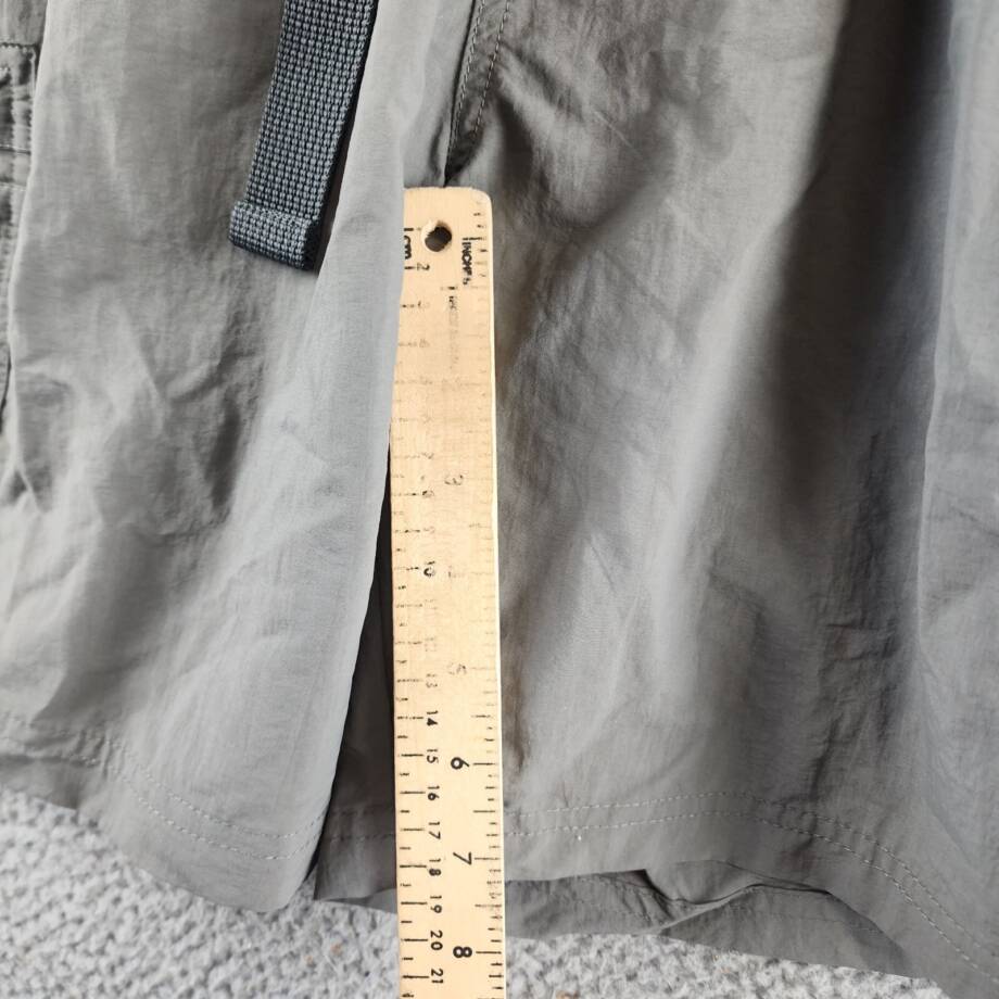 Columbia Mountaindale Short Men's M City Grey Elasticized Waist With Buckle Belt