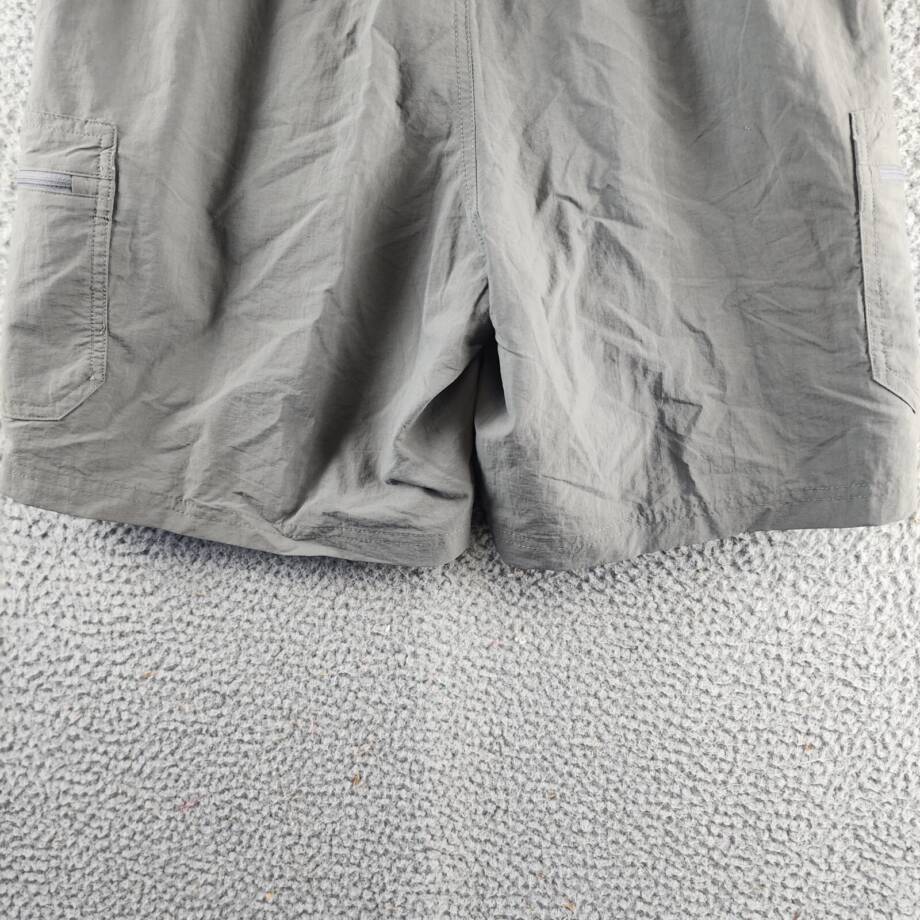 Columbia Mountaindale Short Men's M City Grey Elasticized Waist With Buckle Belt