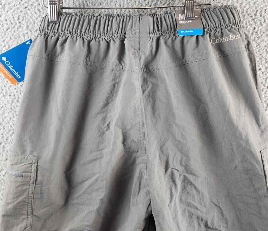 Columbia Mountaindale Short Men's M City Grey Elasticized Waist With Buckle Belt