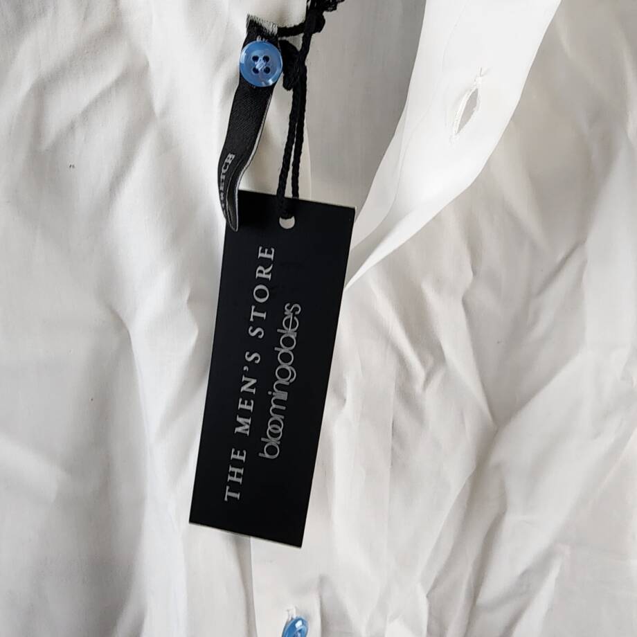 The Men's Store at Bloomingdale's Stretch Slim Fit Dress Shirt 15 32/33 White