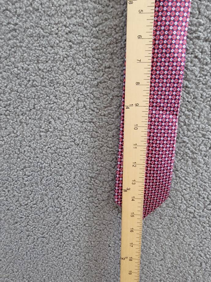 The Men's Store at Bloomingdale's Geometric Print Silk Classic Tie O/S Red Multi