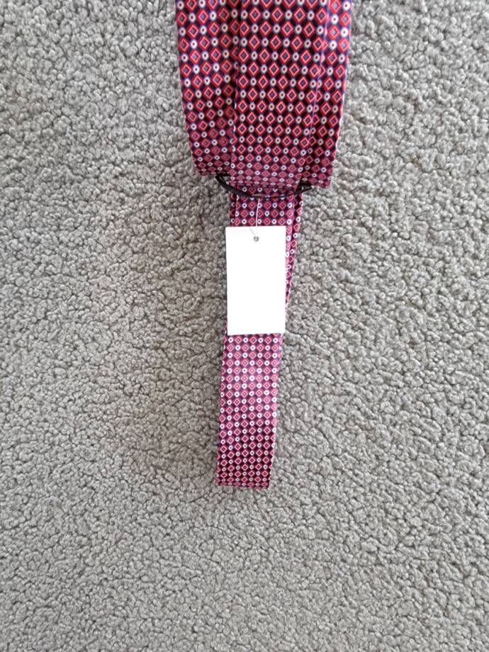 The Men's Store at Bloomingdale's Geometric Print Silk Classic Tie O/S Red Multi