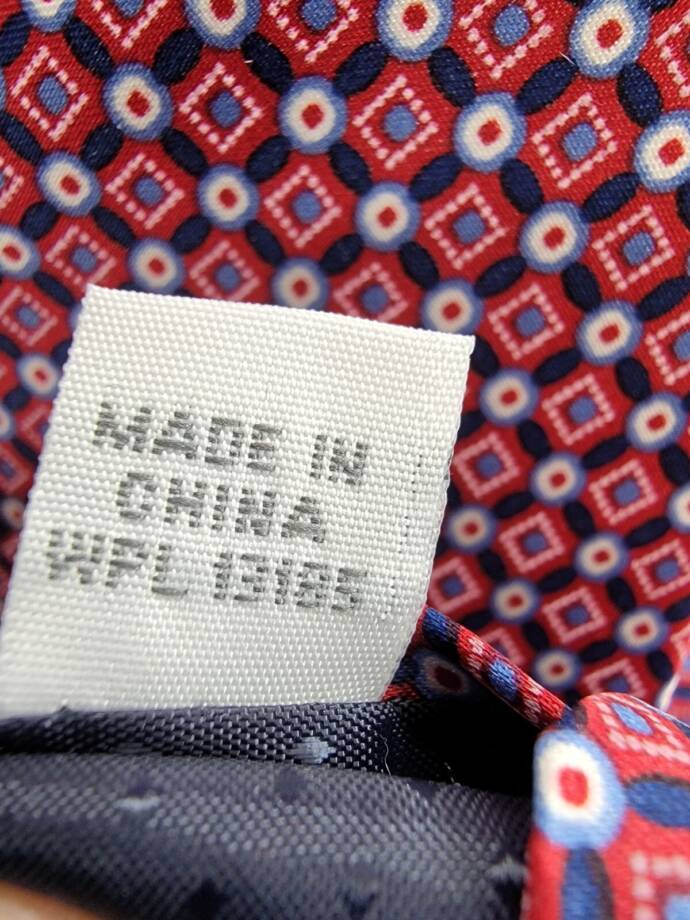 The Men's Store at Bloomingdale's Geometric Print Silk Classic Tie O/S Red Multi