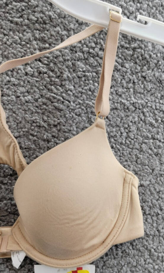 Natori Euphoria Front-Close Bra Women's 32A Cafe Adjustable Straps Lined Cups