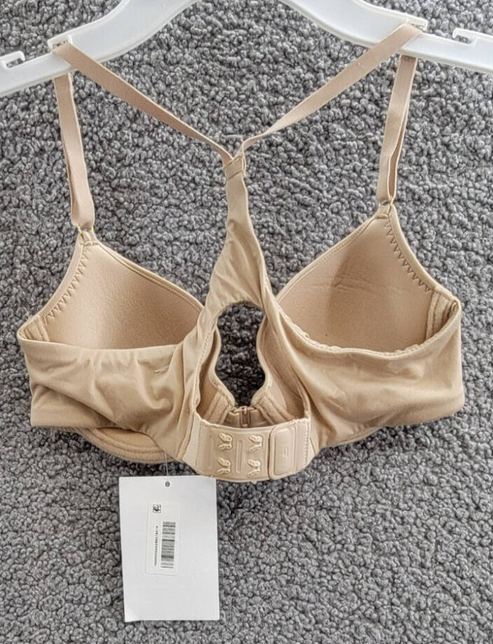 Natori Euphoria Front-Close Bra Women's 32A Cafe Adjustable Straps Lined Cups