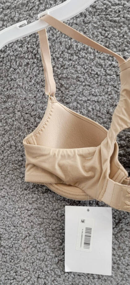 Natori Euphoria Front-Close Bra Women's 32A Cafe Adjustable Straps Lined Cups