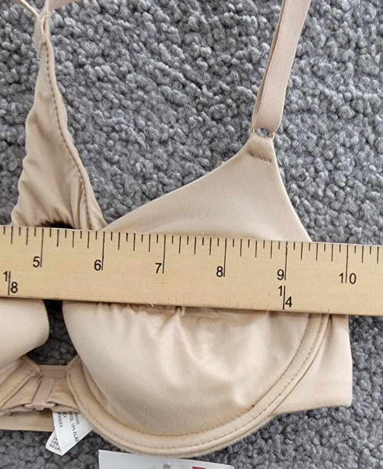 Natori Euphoria Front-Close Bra Women's 32A Cafe Adjustable Straps Lined Cups