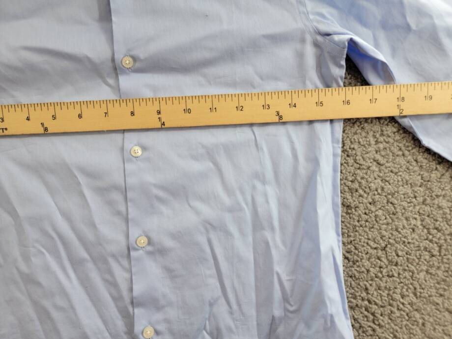 Michael Kors Plain Button-Up Dress Shirt Big Boys 10R Light Blue Long Sleeve
