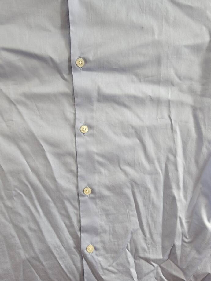 Michael Kors Plain Button-Up Dress Shirt Big Boys 10R Light Blue Long Sleeve