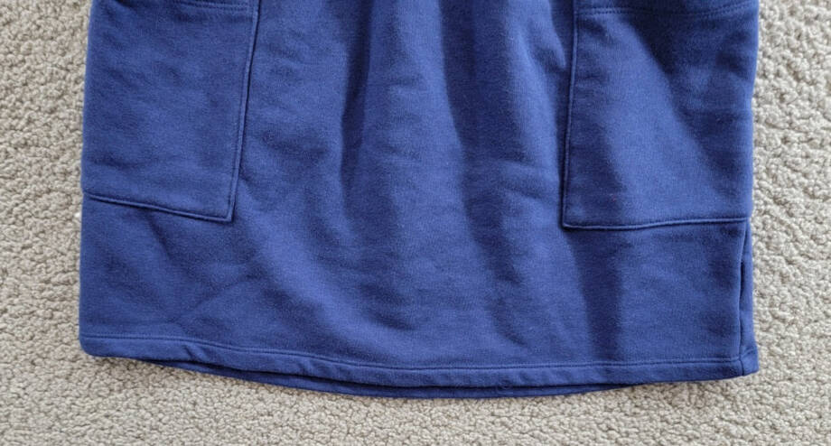 Epic Threads French Terry Dress Girls XS (5-6) Medieval Blue Round Neck Pullover