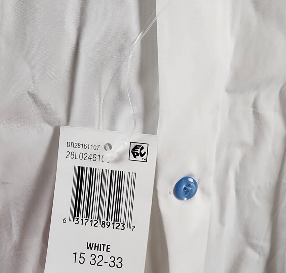 The Men's Store at Bloomingdale's Solid Regular Dress Shirt Men's 15 32/33 White