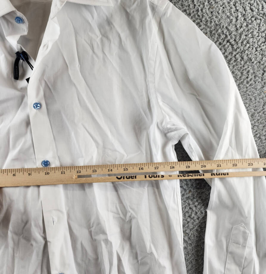 The Men's Store at Bloomingdale's Solid Regular Dress Shirt Men's 15 32/33 White