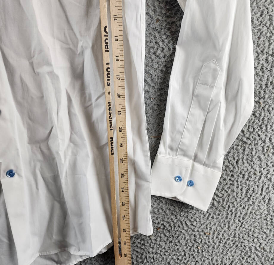The Men's Store at Bloomingdale's Solid Regular Dress Shirt Men's 15 32/33 White