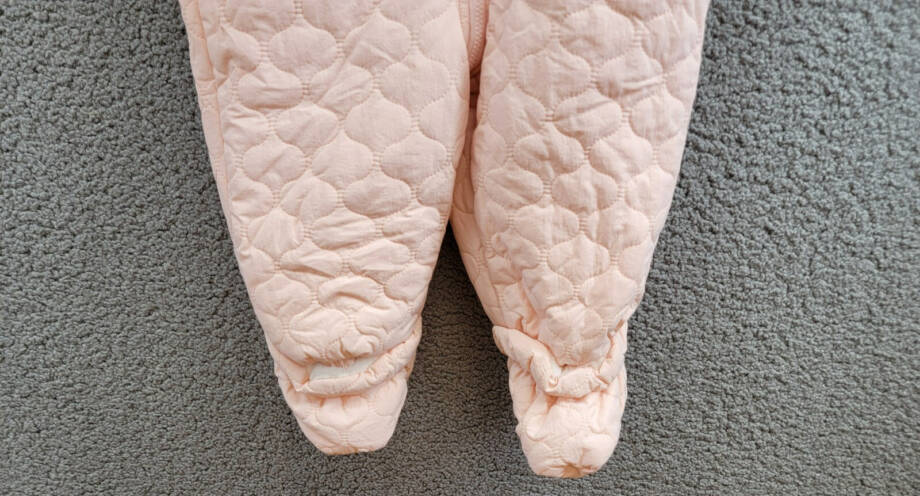 First Impressions Hooded Quilted Footed Snowsuit Baby Girls' 18M Pale Blush L/S