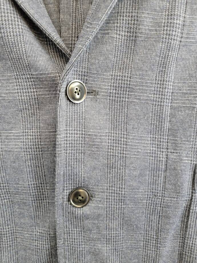 Polo Ralph Lauren Glen Plaid Blazer Mens M Navy Notch Lapels Single Vent Unlined