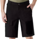 BASS OUTDOOR Carry-All Cargo Shorts Men's 32 Black Zip Fly With Button Closure