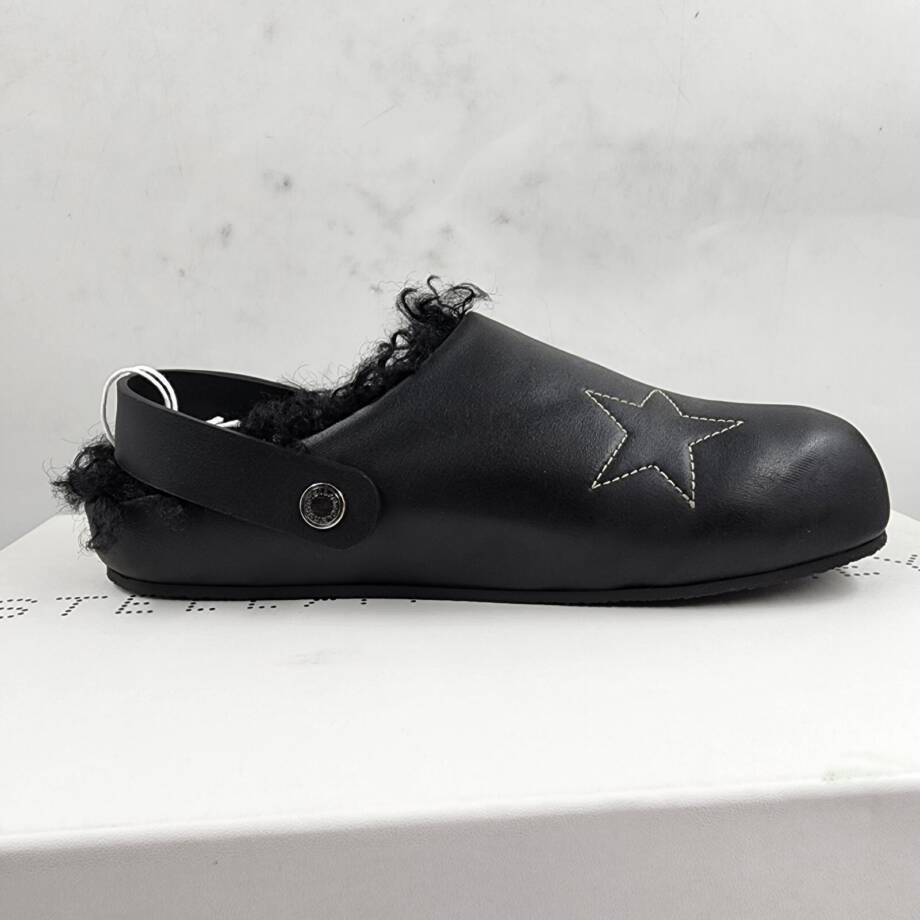 Stella McCartney Elyse Alter Star Clogs Women's 35/5US Black Star Stitch Slip On