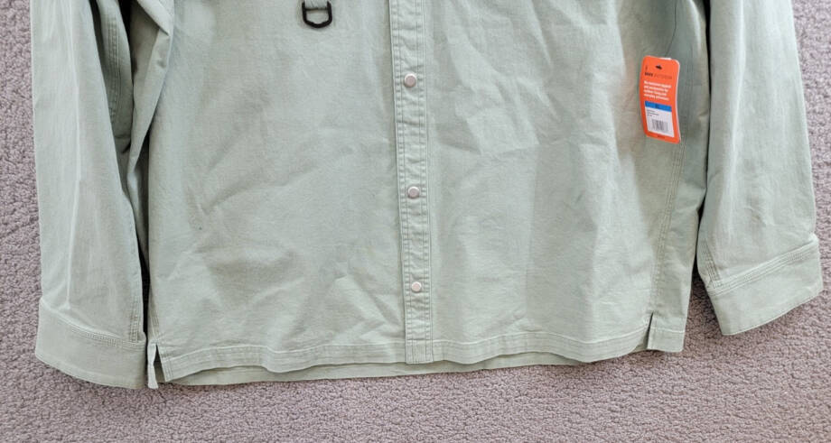 BASS OUTDOOR Relaxed Fit Worker Shirt Jacket Men's XL Lily Pad Point Collar L/S