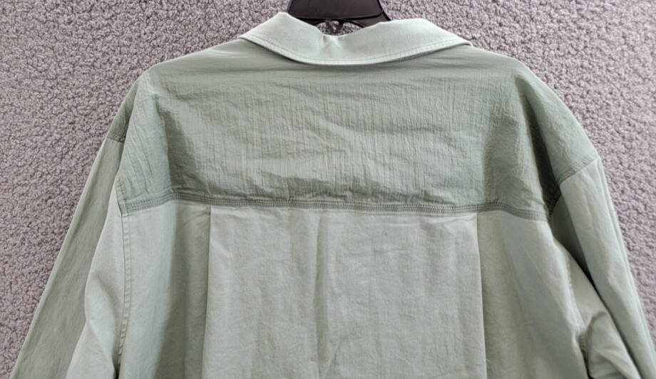BASS OUTDOOR Relaxed Fit Worker Shirt Jacket Men's XL Lily Pad Point Collar L/S