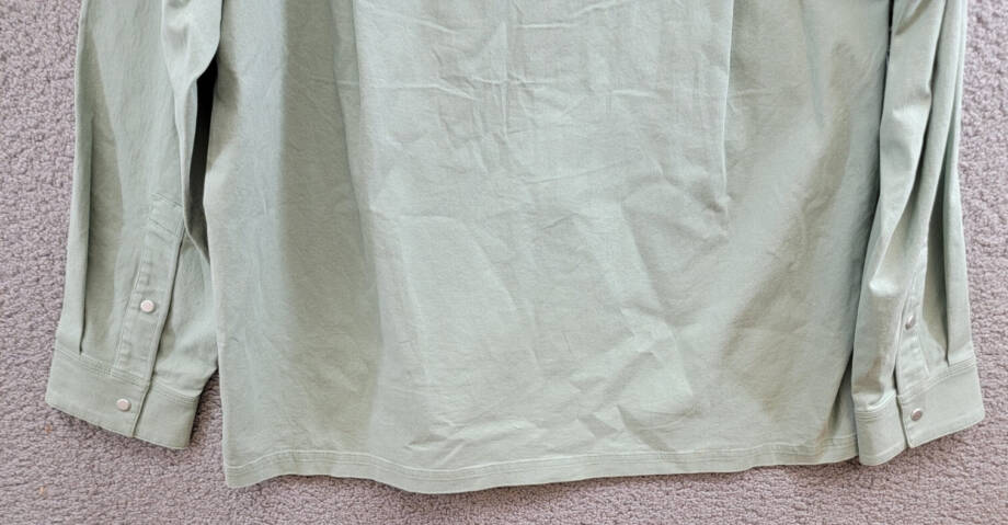 BASS OUTDOOR Relaxed Fit Worker Shirt Jacket Men's XL Lily Pad Point Collar L/S