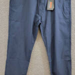 BASS OUTDOOR Slim-Straight Fit Traveler Pants Men's 38 Navy Blazer Zip & Button