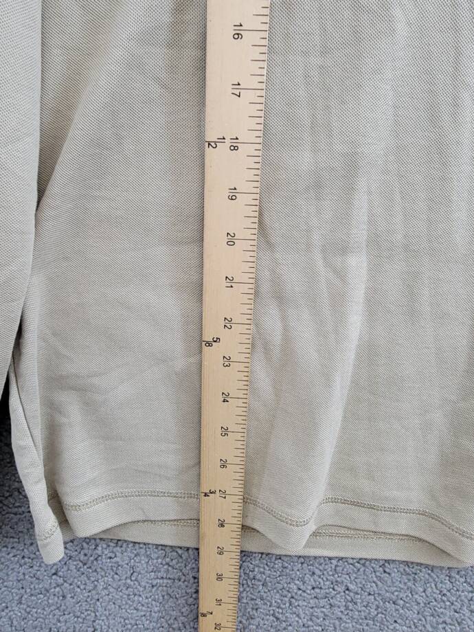 BASS OUTDOOR Hiker Henley Long-Sleeve Thermal Top Mens S Trench Coat Ribbed Cuff