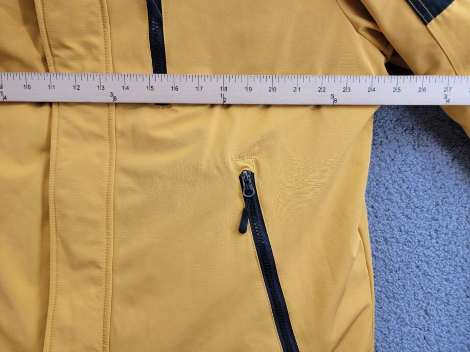 Club Room 3-in-1 All Weather Hooded Jacket Men's XL Yellow Snap Zip Closure L/S